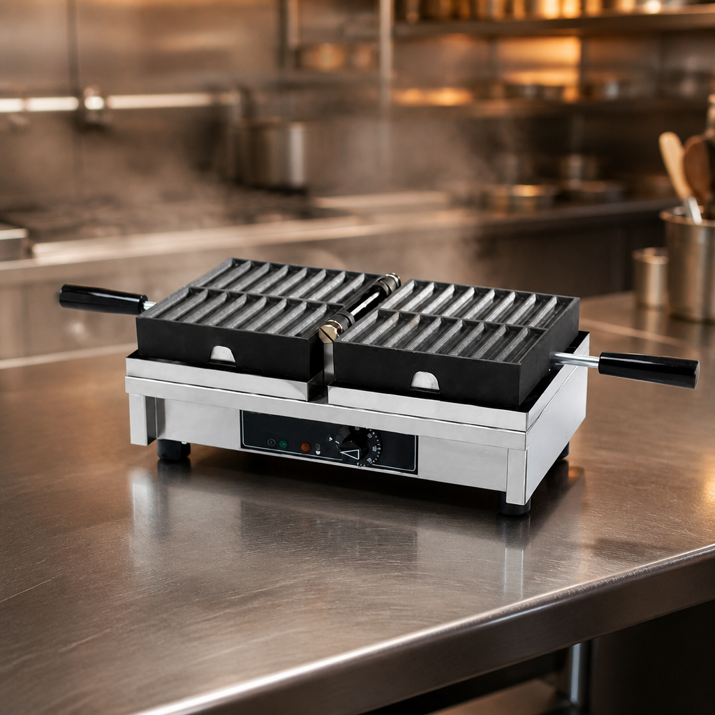 Commercial Churros Waffle Maker for 16 waffles per bake