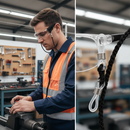 Professional Neck Hang Cord for Safety Glasses - Versatile and Easy to Use in Neutral Black Color