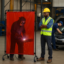 Welding Screen – Anti-UV Red, Portable Frame Kit
