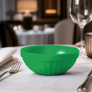 Commercial Polypropylene Salad Bowls Green 103mm 12 Pack
