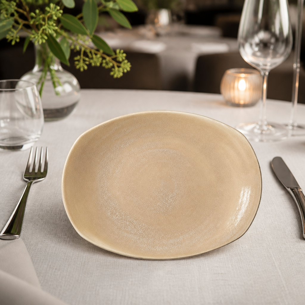 Commercial Sandstone Plates 305mm Diameter - 12 Pack
