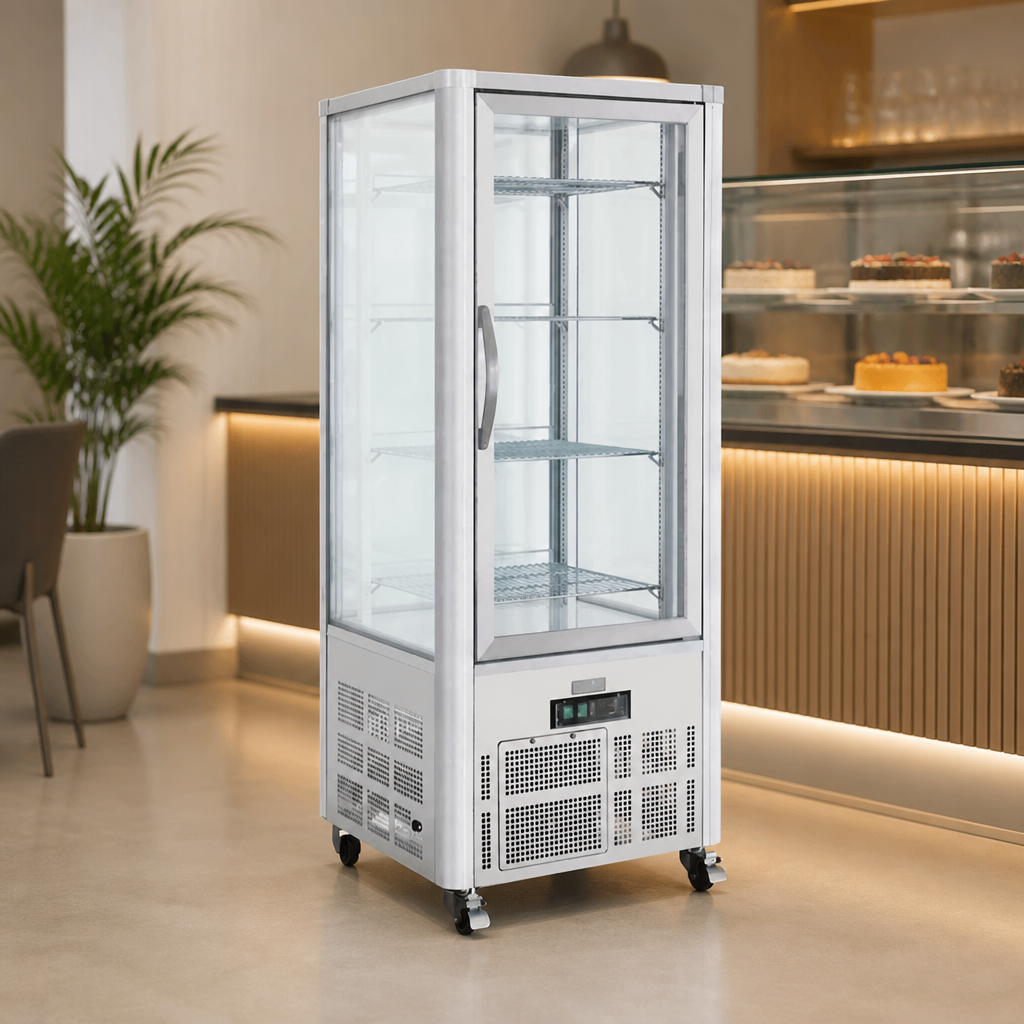 Commercial Patisserie Display Fridge 400Ltr Upright Refrigerator