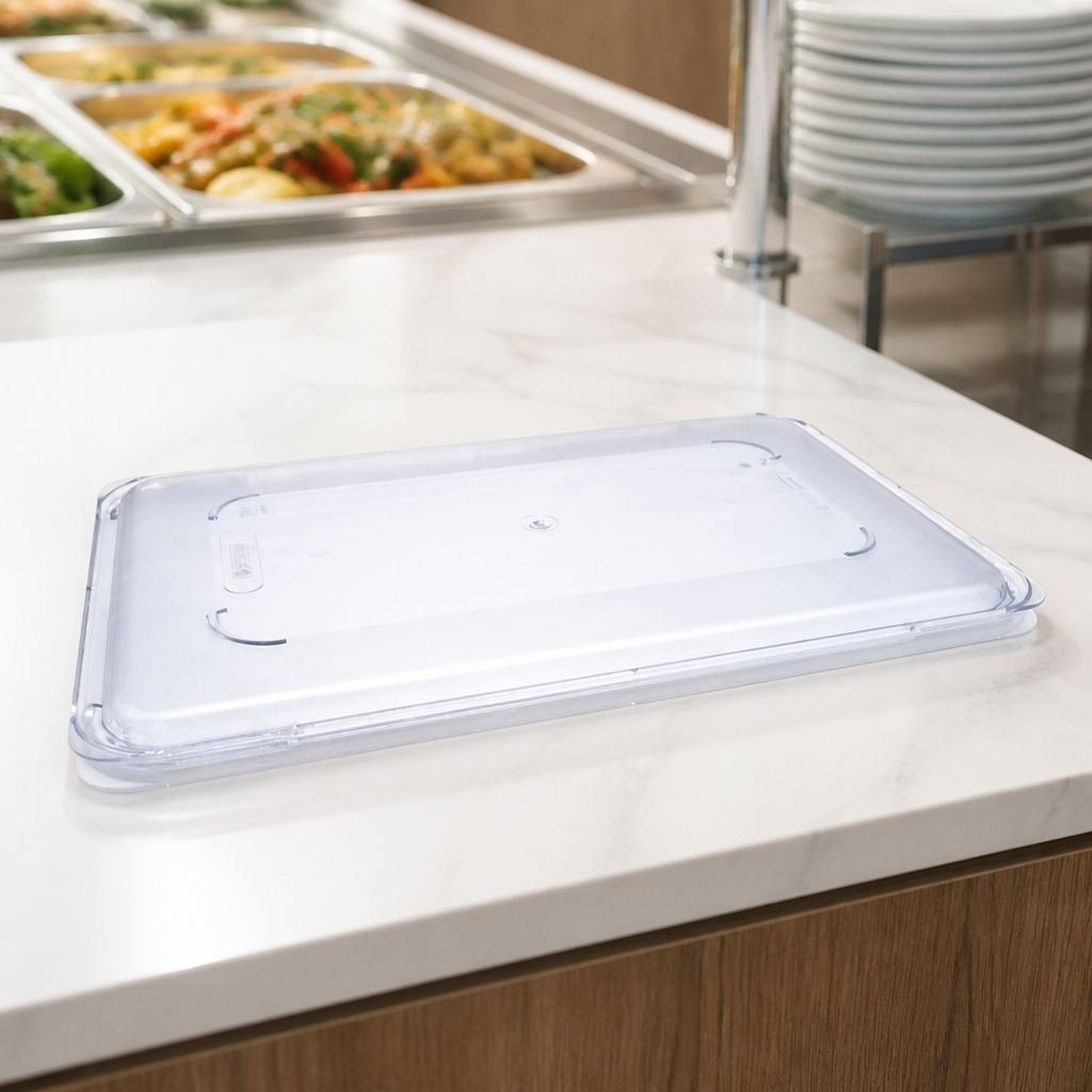 Commercial Plastic Gastronorm Cover 530x325mm 6Ltr Capacity