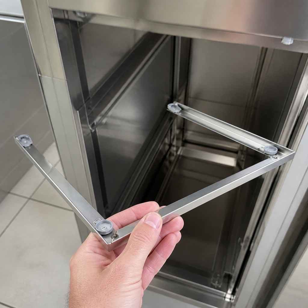 Stainless Steel Stacking Frame for Commercial Appliances