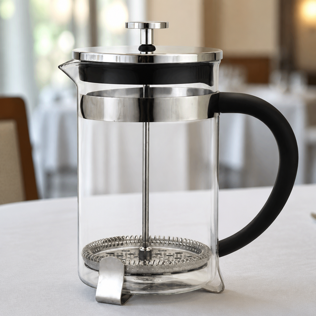 12 Cup Commercial Glass Cafetiere for quality coffee service