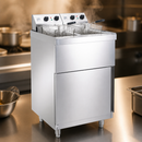 Commercial Free Standing Electric Fryer 2 x 9Ltr Capacity