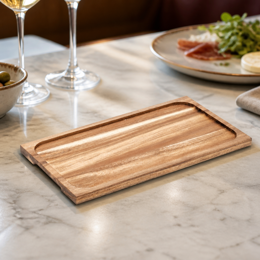 Commercial Acacia Wood Trivet Base 345x195mm Pack of 5