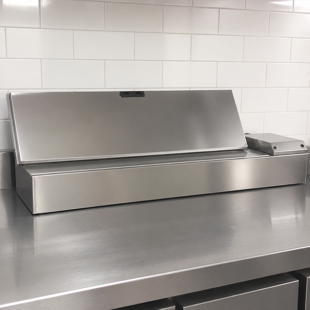 Countertop Refrigerated Preparation Well for 7 x 1/3 GN Pans