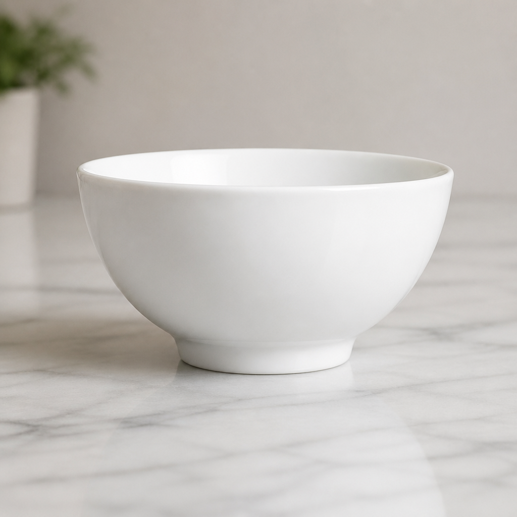 Commercial Stackable Porcelain Soup Bowls 390ml 12 Pack