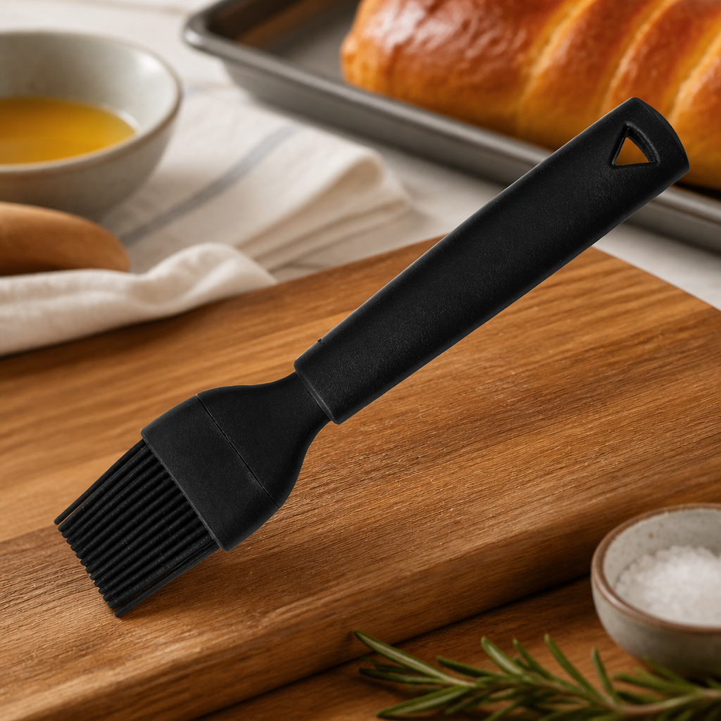 19cm High Heat Silicone Cooking Brush for Plating and Garnishing