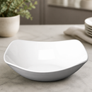 Commercial X Squared Bowls 235mm Plain Whiteware 12 Pack