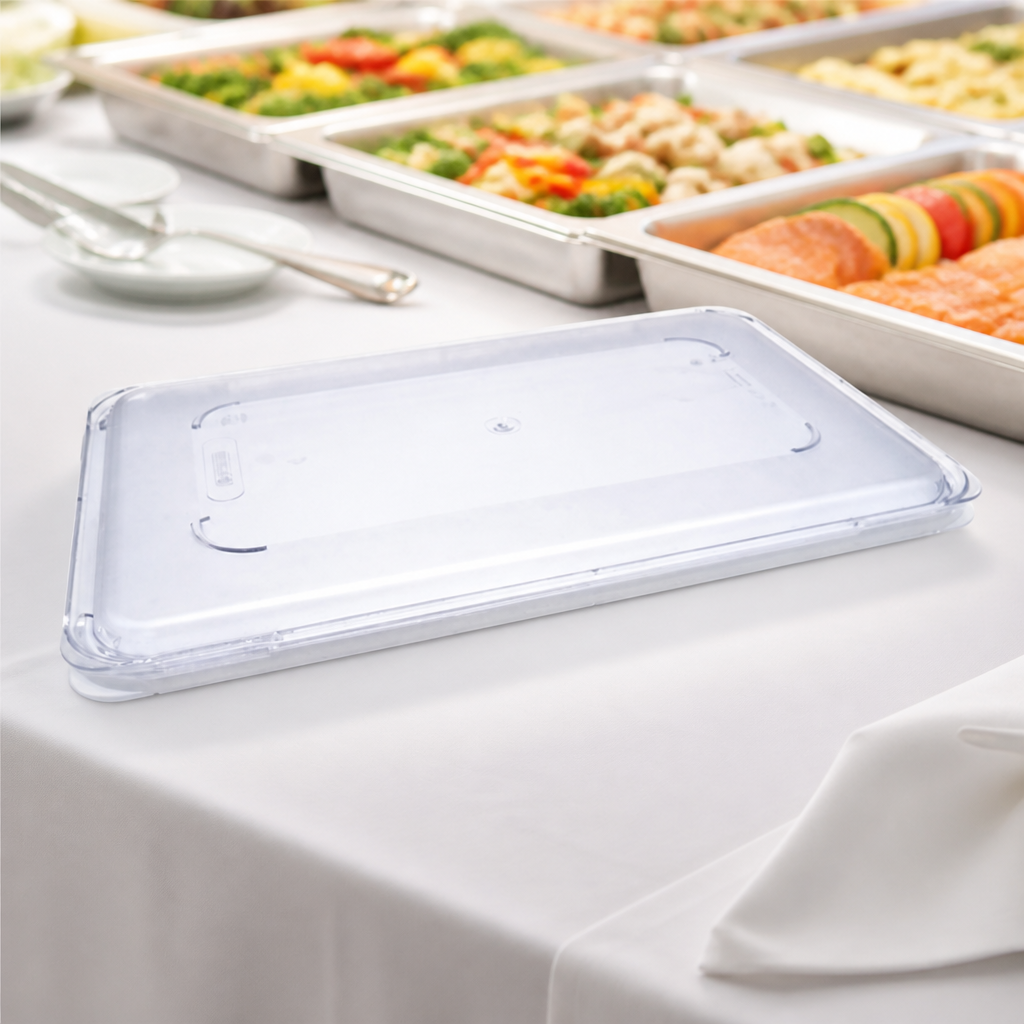 Commercial Plastic Gastronorm Cover 530x325mm 6Ltr Capacity