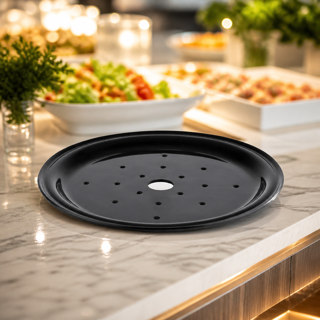 Commercial Chilled Food Presentation Bowls with Drip Trays 255mm
