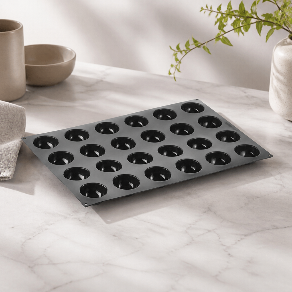 Commercial Silicone Hemisphere Mould 600x400mm for Baking