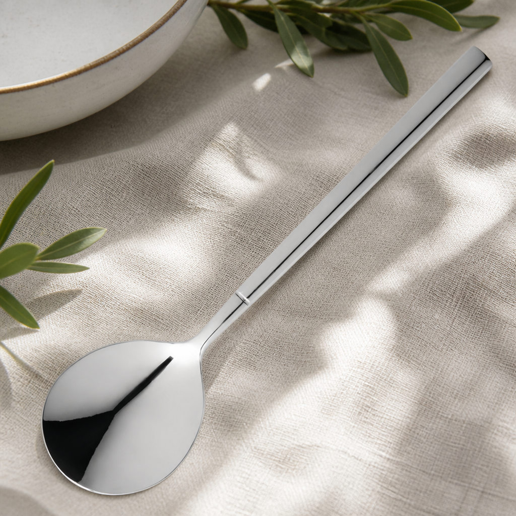 Commercial Stainless Steel Soup Spoons 12 Pack 180mm