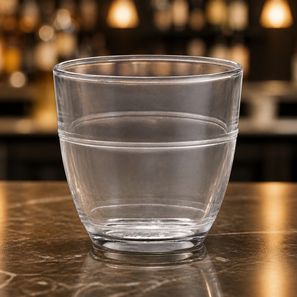 Commercial toughened glass tumblers 220ml - 6 pack