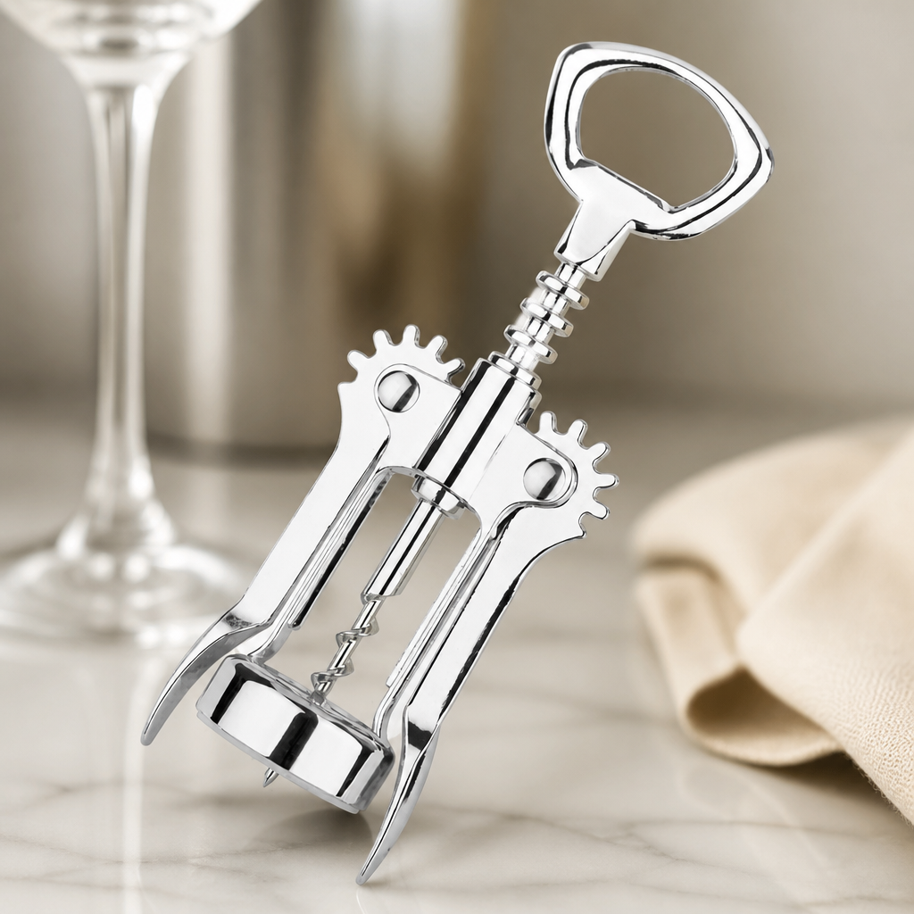 Commercial Double Lever Corkscrew Bottle Opener 37x59mm