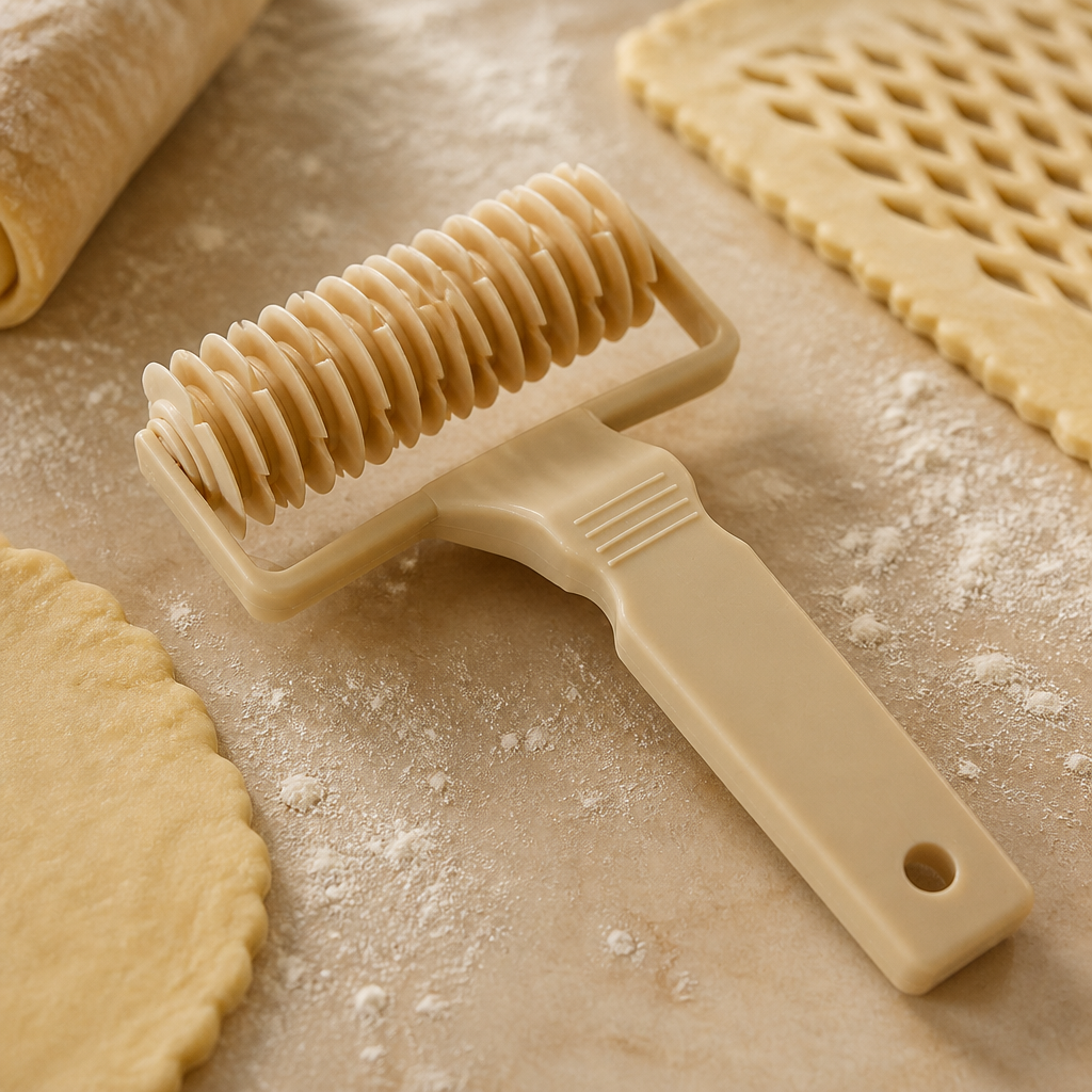 Commercial Lattice Cutting Roller 120mm for Pastry Baking