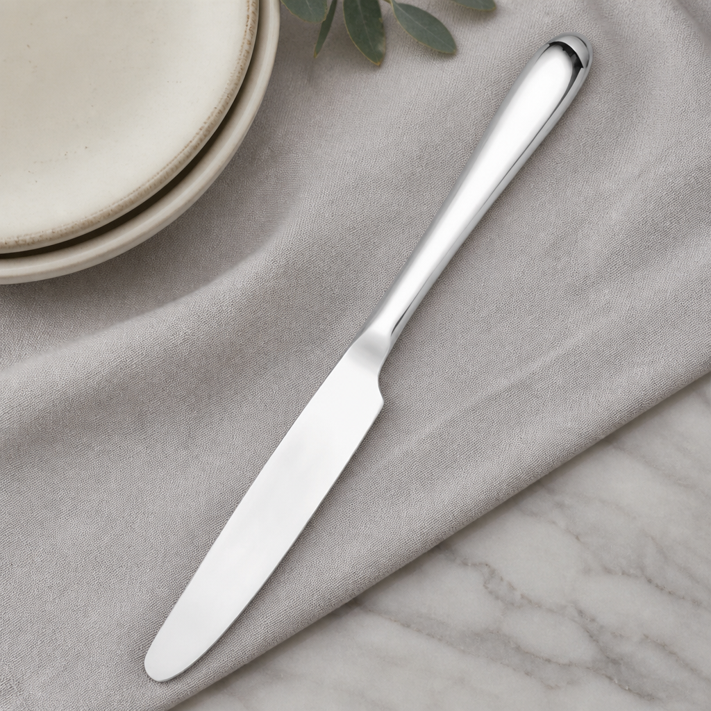 Commercial Dessert Knife Set 12 Pack Polished Stainless Steel