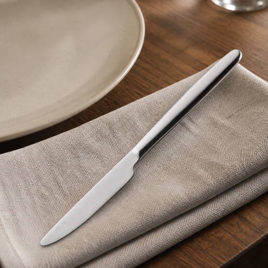 Commercial Dessert Knife Set 12 Pack Stainless Steel 213mm