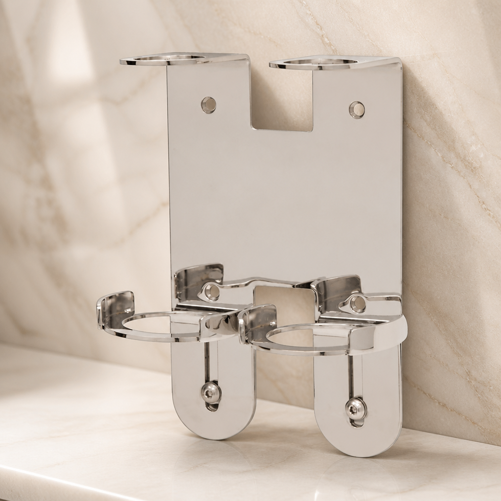 Double Wall Mounted Soap Dispenser Bracket for commercial use