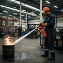 Professional 9 Litre Water Fire Extinguisher with 21A Fire Rating for Class A Fires in Commercial and Office Settings
