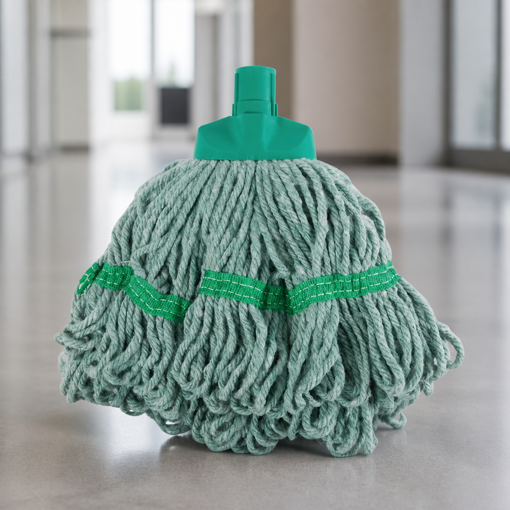 Commercial Mini Mop Head Green 160g Socket Cleaning Tool