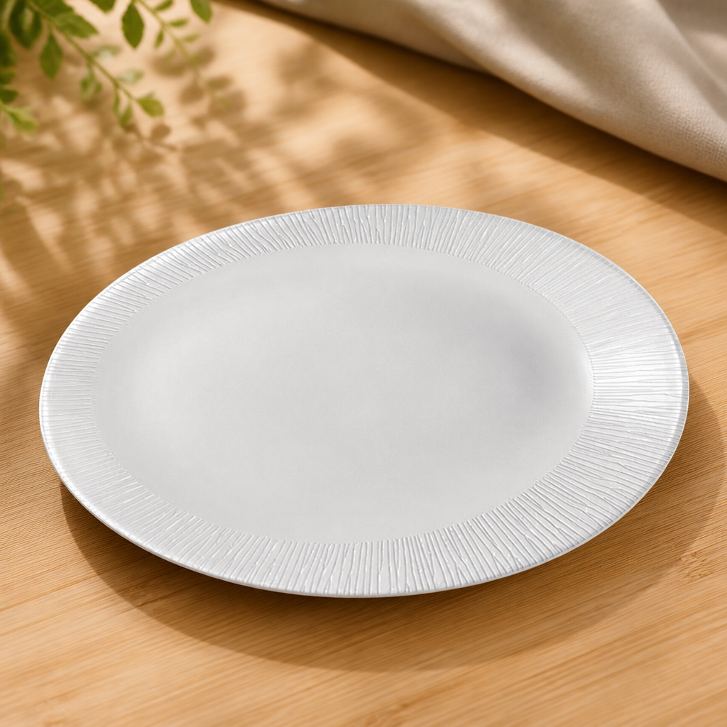 Bamboo Oval Plates 293 x 228mm Eco-Friendly 12 Pack