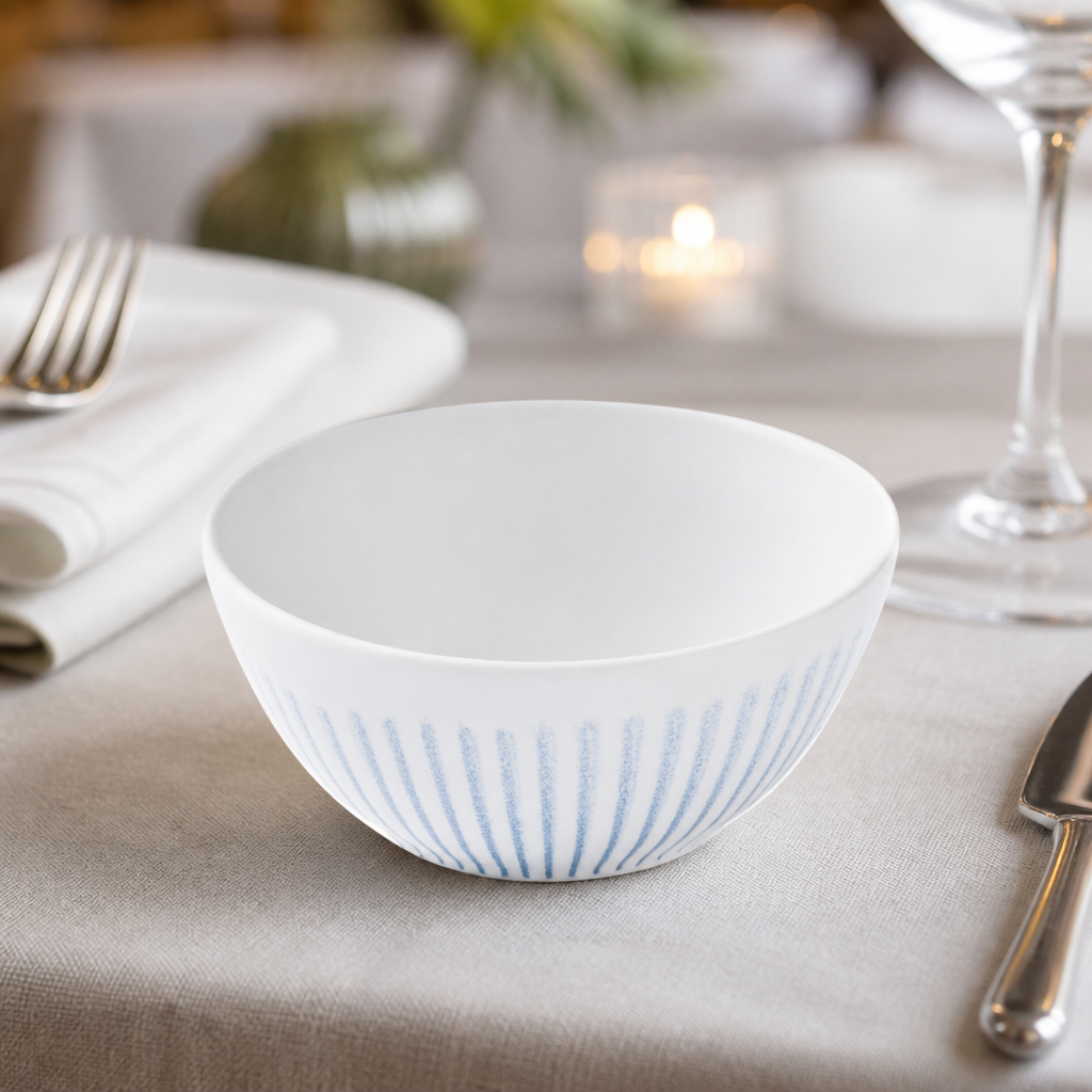 Commercial Snack Bowls 130mm Blue 0.41 Ltr Pack of 12