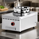 Commercial Countertop Gas Wok Burner 400mm Stainless Steel