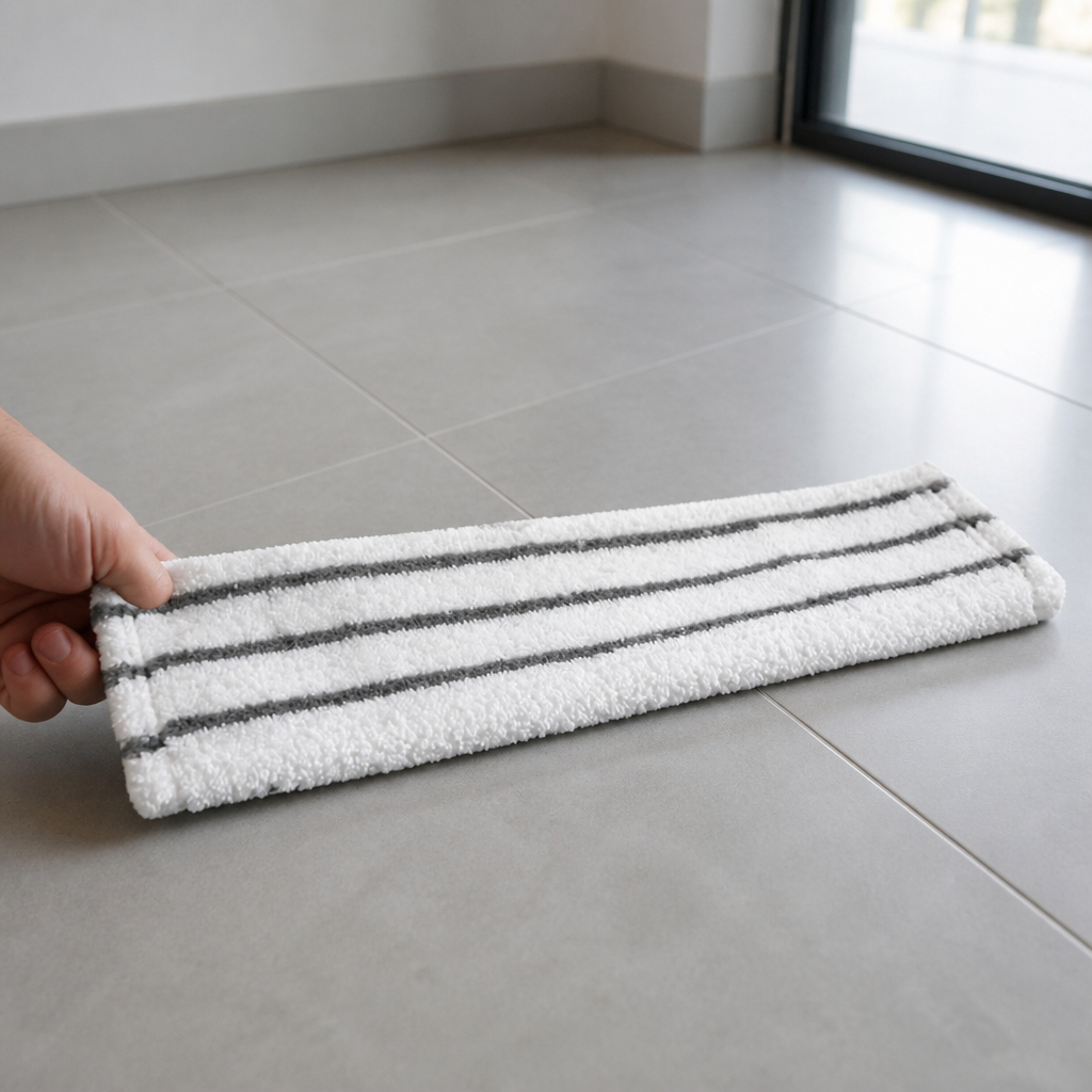 Commercial Microfibre Flat Mop Head 400mm Yellow