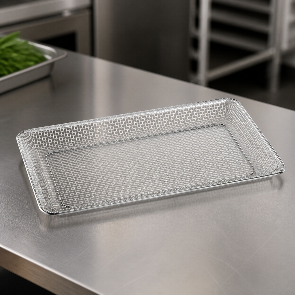 Commercial Steamfry Basket 1/1 GN for Combination Ovens