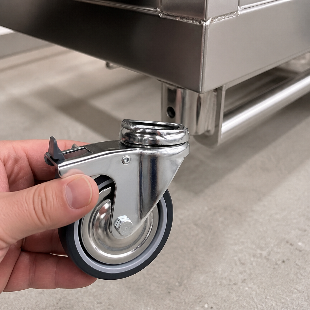 Commercial Stainless Steel Castors for Oven Support Frame