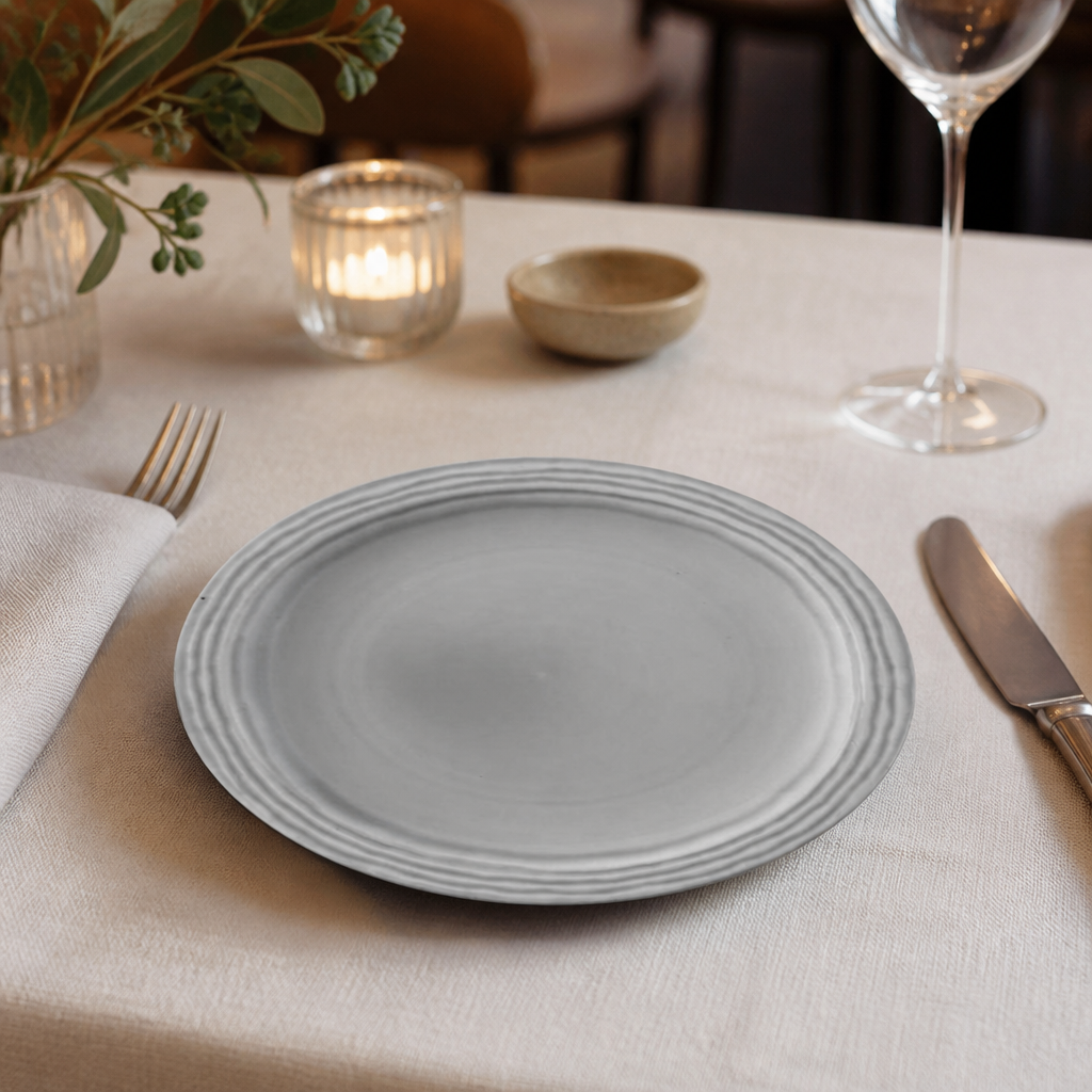 Commercial Grey Plates 280mm - 12 Pack Collection