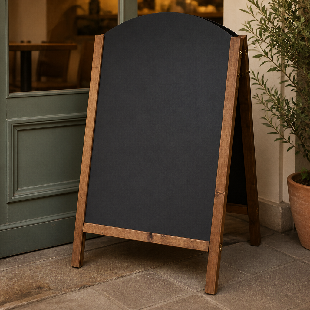 Commercial A-Board Pavement Sign 800x515mm Chalkboard