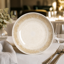 Commercial 255mm Coupe Bowls Beige - 12 Pack Catering Supplies