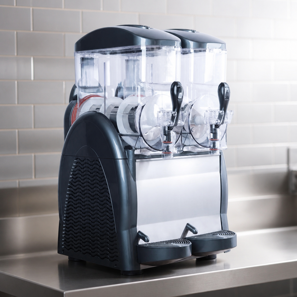 Commercial Slush Machine 2x 12Ltr Capacity 24Ltr Electric