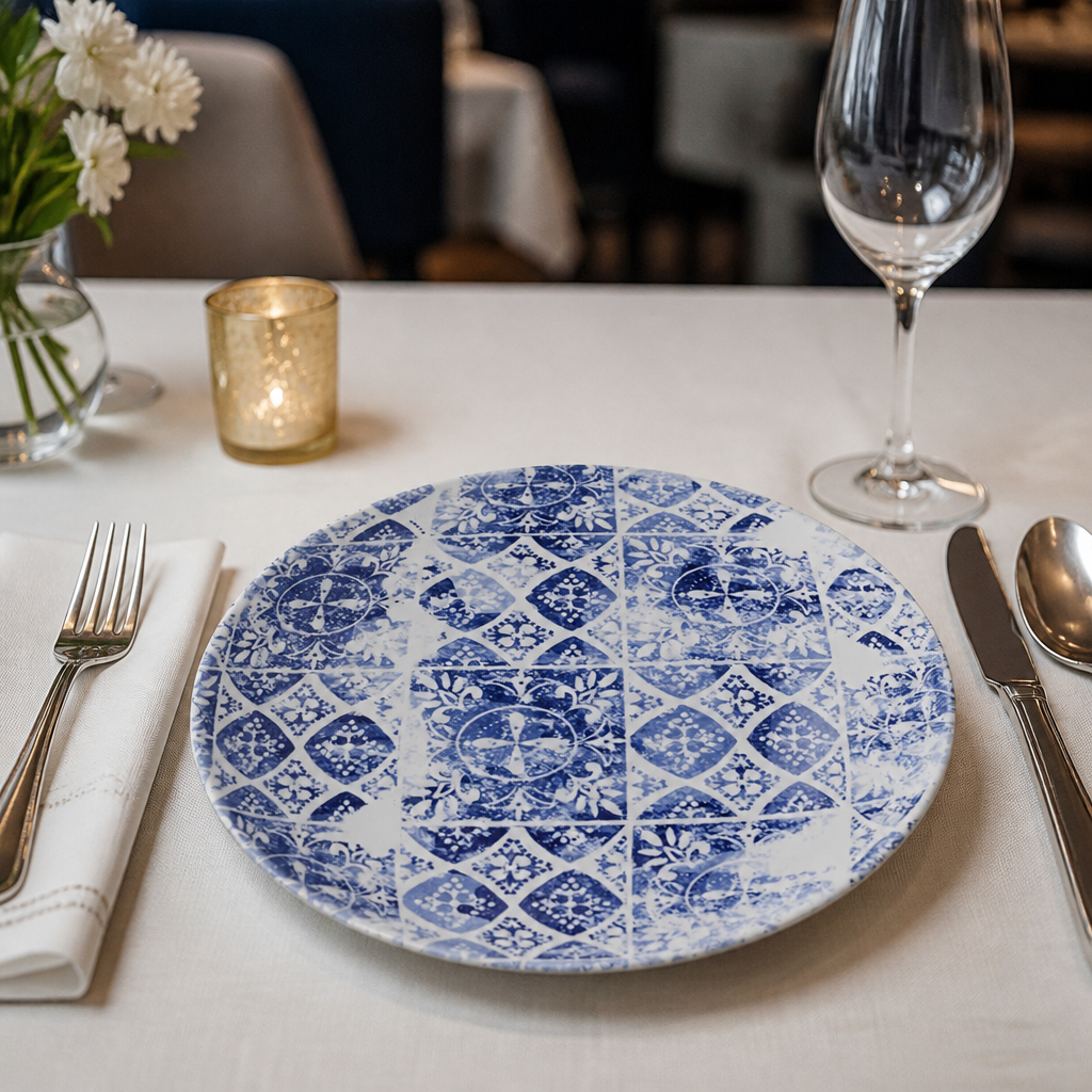 Commercial Porto Blue Coupe Bowls 200mm - 12 Pack