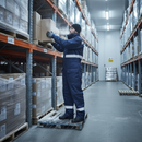 Premium Coldstore Coverall - Abrasion Resistant Oxford Polyester with Thermal Insulation and Reflective Tape for Enhanced Visibility