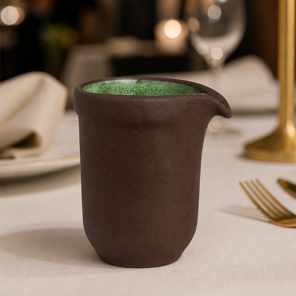 Commercial Spice Pourer 60x70mm Vitrified Stoneware 12 Pack