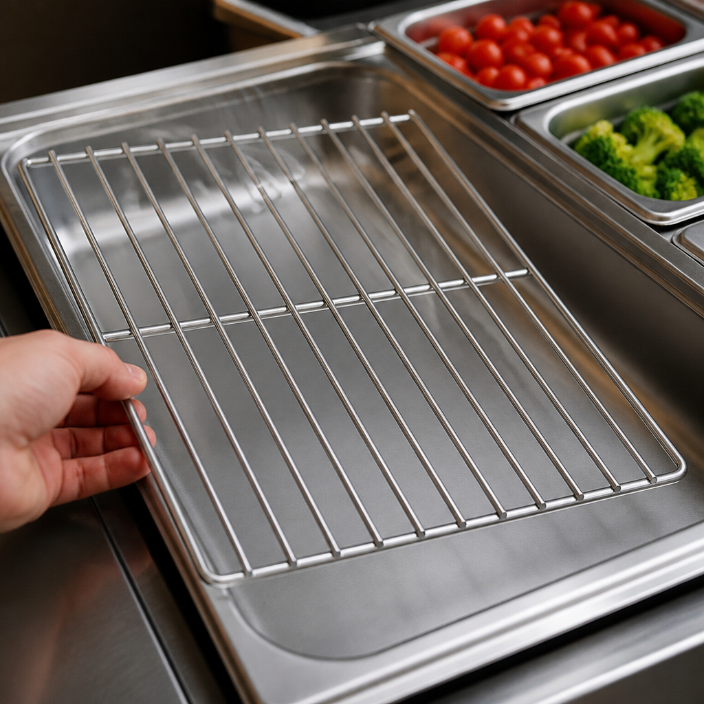 Commercial Stainless Steel GN Grid 1/1 Size Catering Equipment