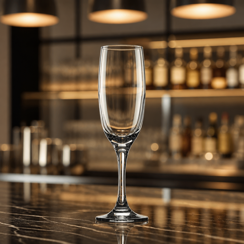 Commercial Champagne Glasses 210ml Clear 24 Pack