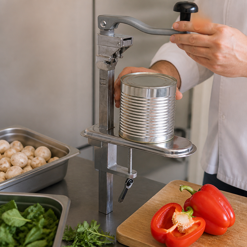 Commercial Stainless Steel Bench Can Opener 20in Capacity