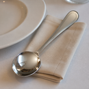 Commercial Soup Spoons Set of 12 Stainless Steel Dining Utensils