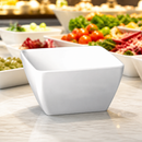 Commercial Recycled Plastic Bowl 400ml White 125x125mm