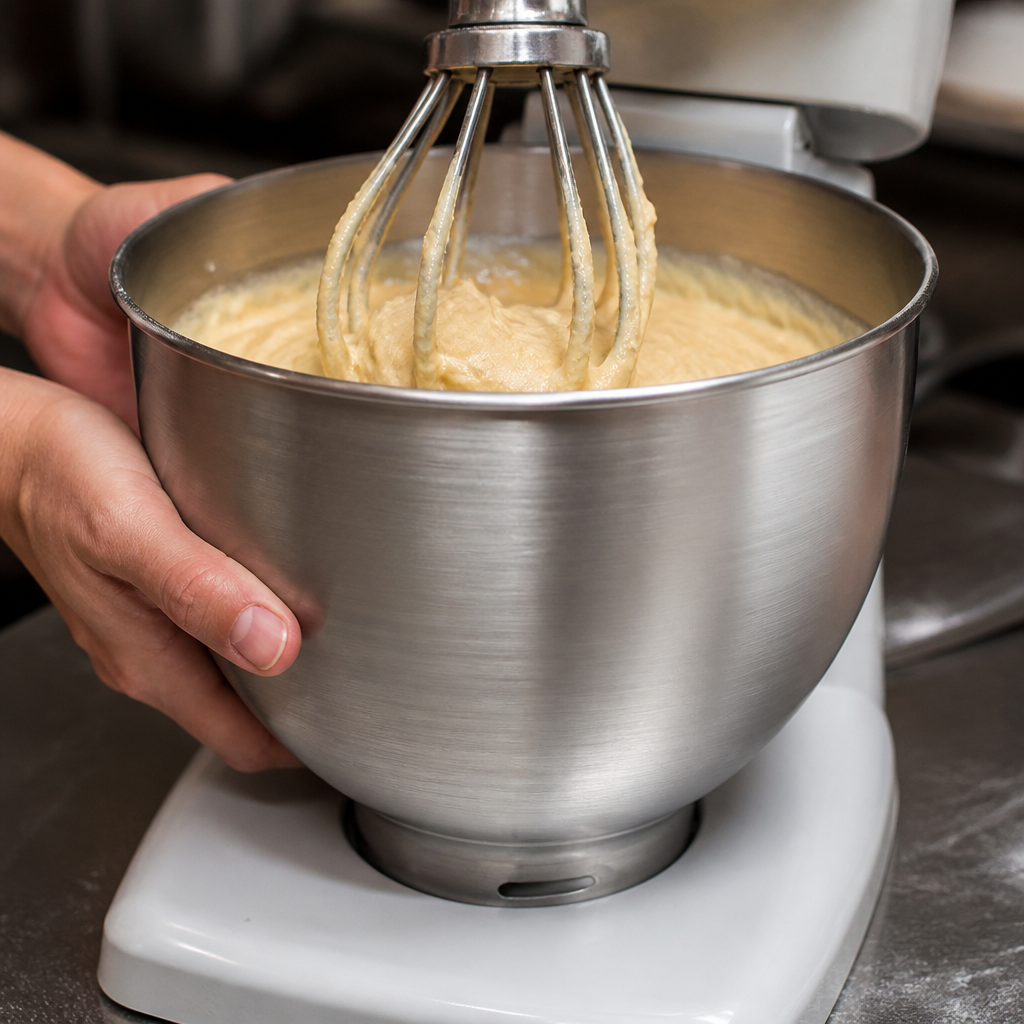 4.28L Commercial Stainless Steel Mixing Bowl for kitchen use