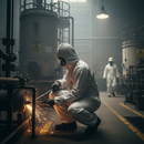 Premium Flame Retardant Coverall with Three-Piece Hood and Elasticated Features for Enhanced Comfort and Protection