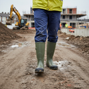 Premium Full Safety Wellington Boots with Energy Absorbing Sole - Sizes 3-12 for Cold Insulation