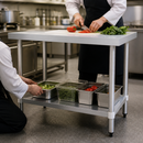 900mm Stainless Steel Commercial Prep Table Workbench
