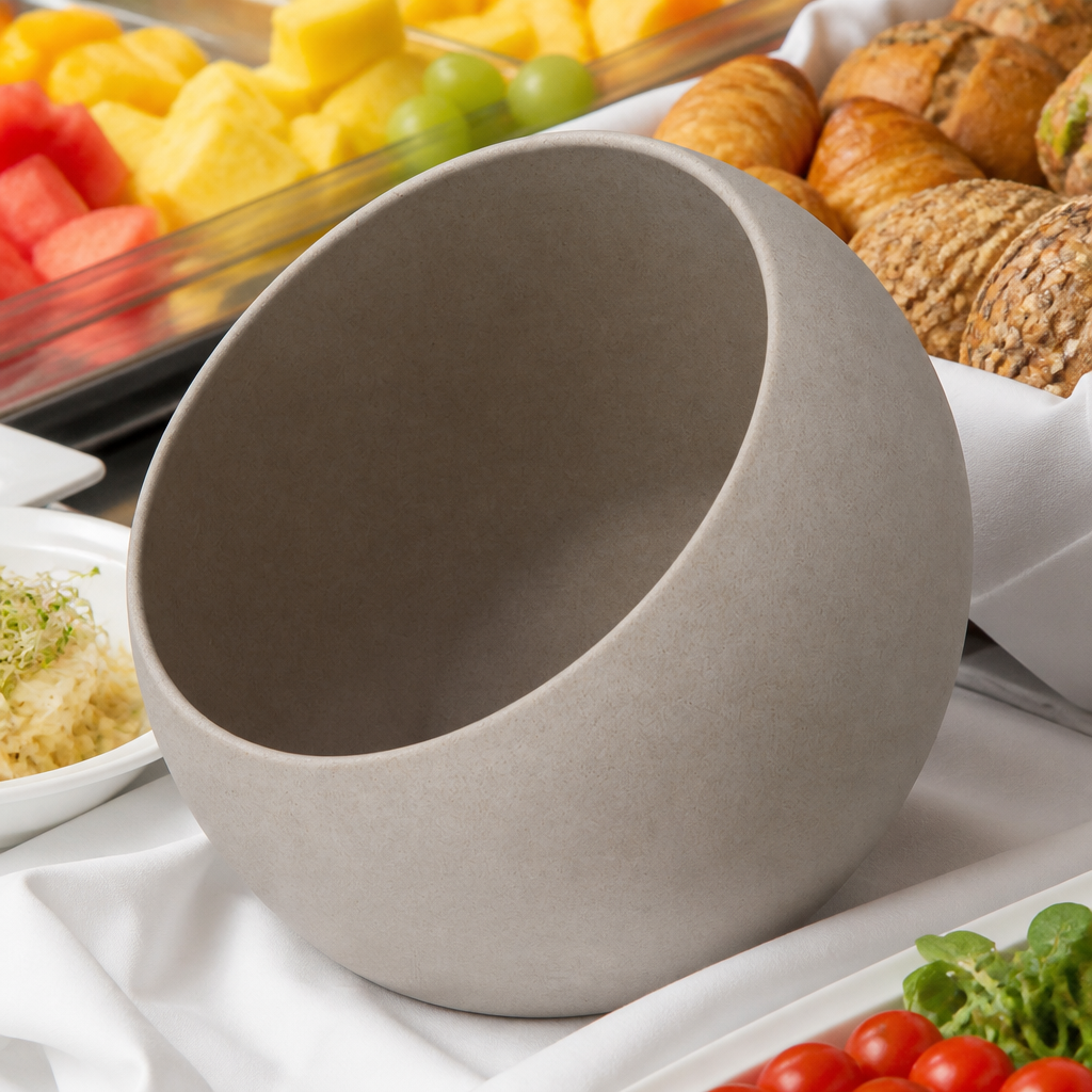 Commercial 190mm Serving Bowl with Lid - 0.8L Capacity